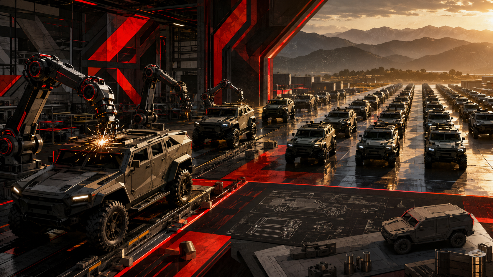 Albania delivers its first locally produced tactical fleet: 40 vehicles enter the armed forces