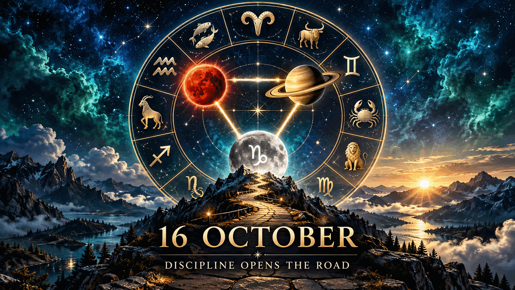 OCTOBER 16 HOROSCOPE: THE DAY REWARDS PERSISTENCE—what the Mars–Saturn trine opens for all 12 signs