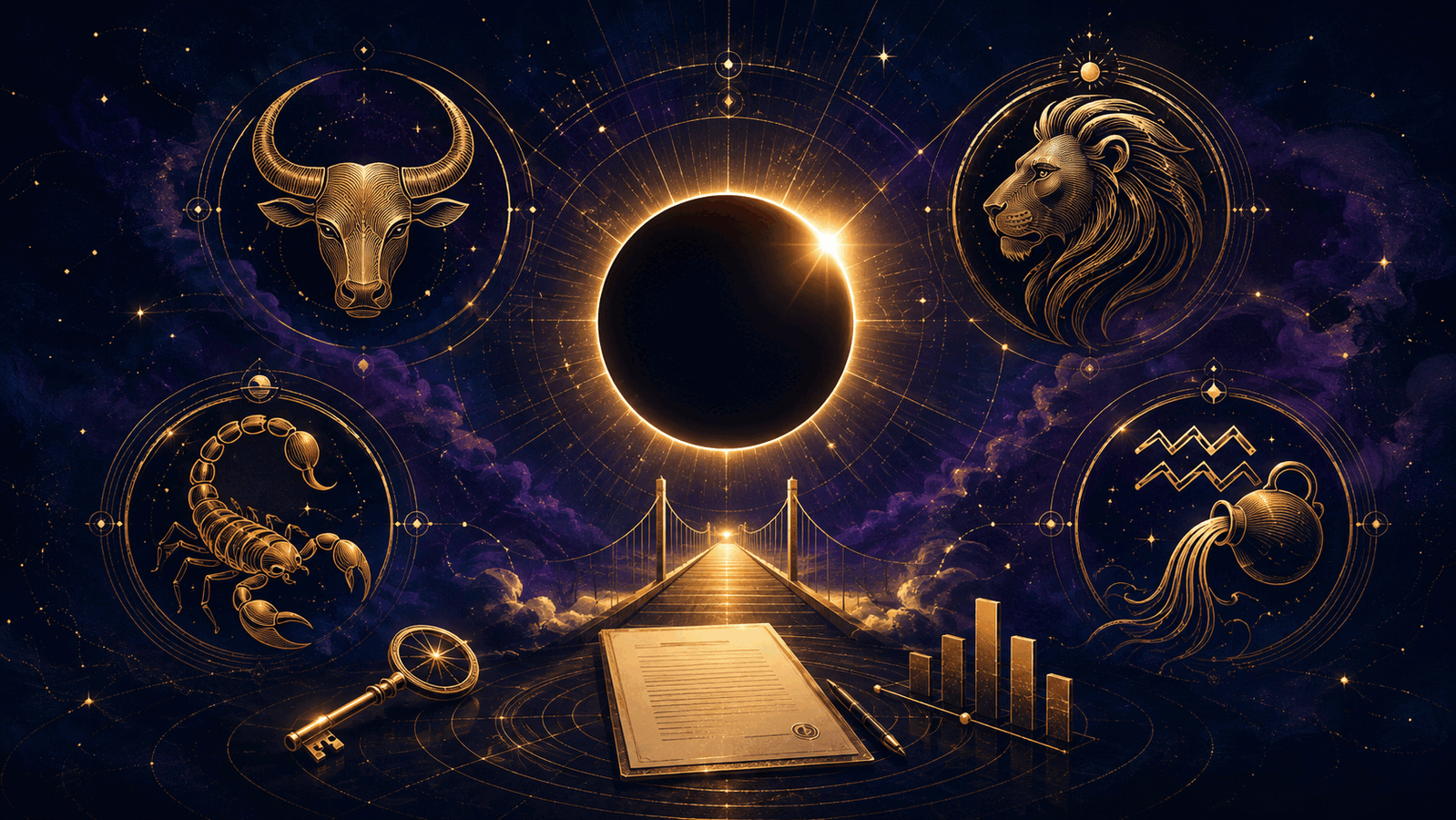Money and work, 12–19 August: 4 signs at the centre of the Leo eclipse