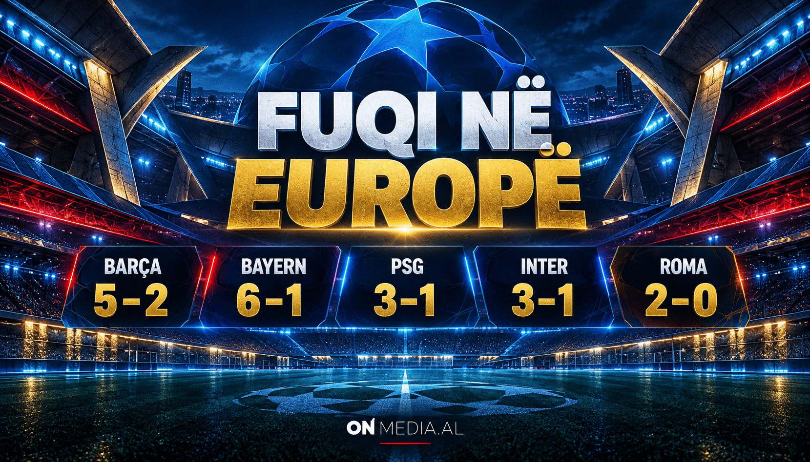 OFFICIAL: BARÇA 5–2, BAYERN 6–1, PSG AND INTER COME BACK—leaders take control