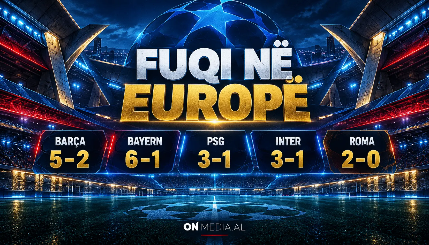 OFFICIAL: BARÇA 5–2, BAYERN 6–1, PSG AND INTER COME BACK—leaders take control