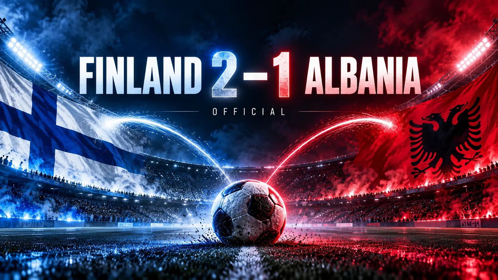 OFFICIAL: FINLAND STUN ALBANIA 2–1—Leo Walta's double decides it in Helsinki