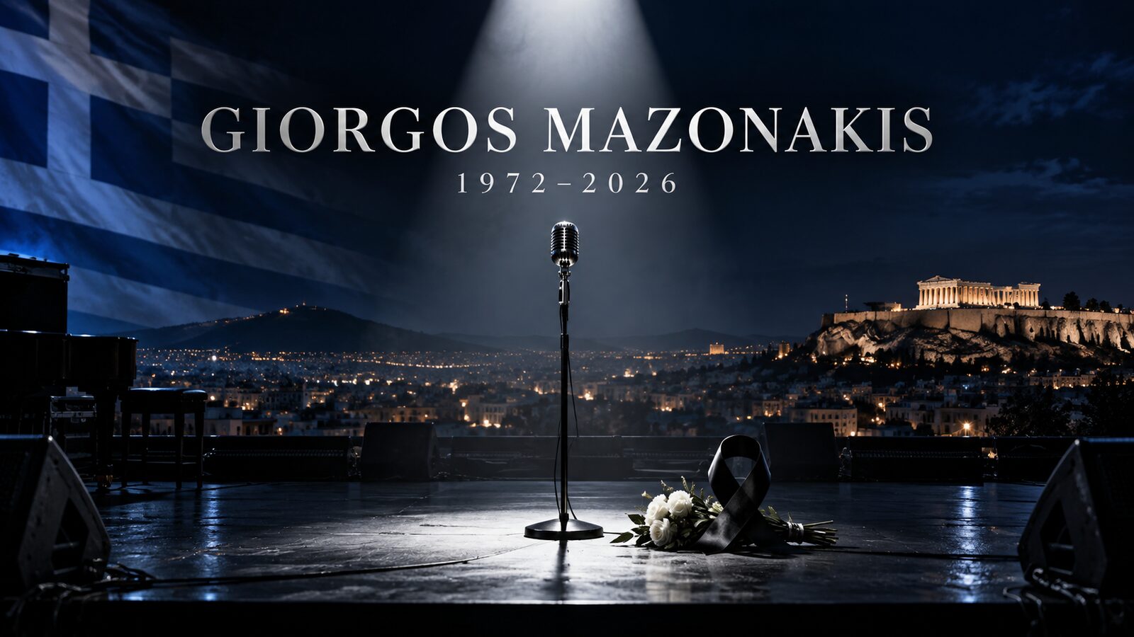 A MAJOR VOICE OF GREEK MUSIC FALLS SILENT—Giorgos Mazonakis dies aged 54