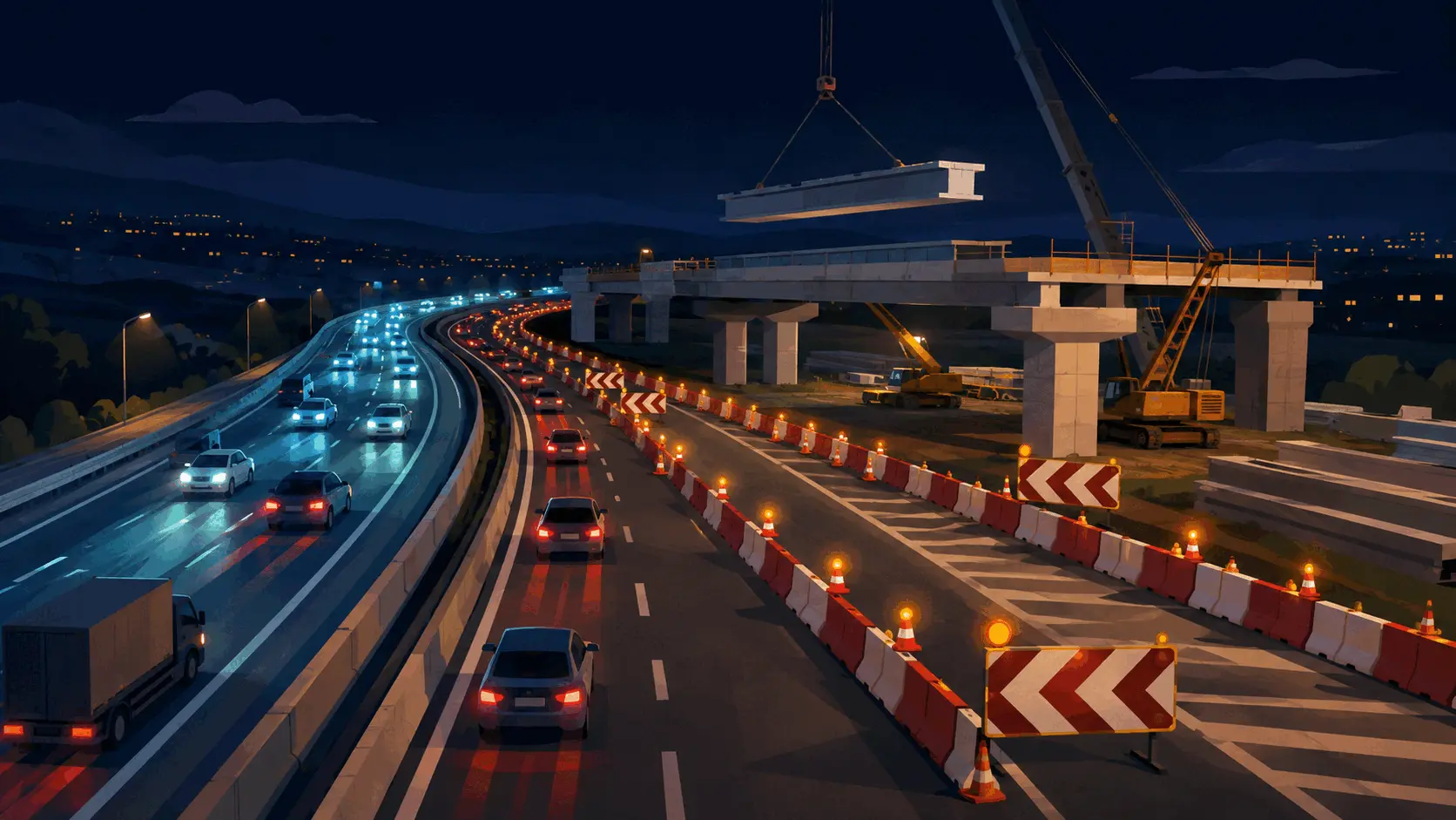 Night diversion on Tirana–Durrës motorway on 14–15 August: what drivers need to know