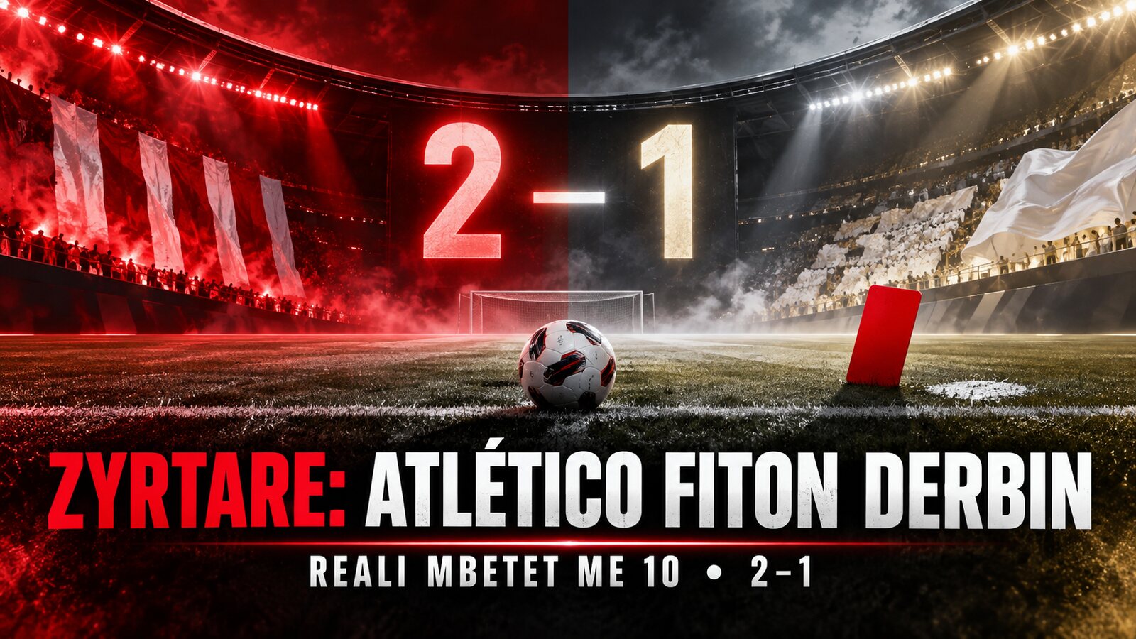 OFFICIAL: ATLÉTICO WIN THE DERBY 2–1—red card sinks Real Madrid