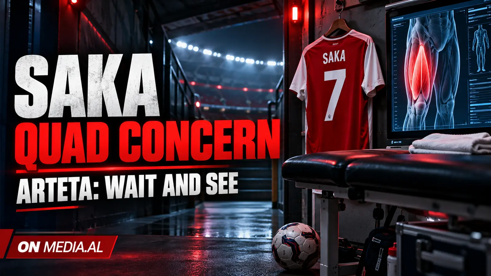OFFICIAL: ARSENAL ALARM—Arteta confirms Saka quadriceps injury