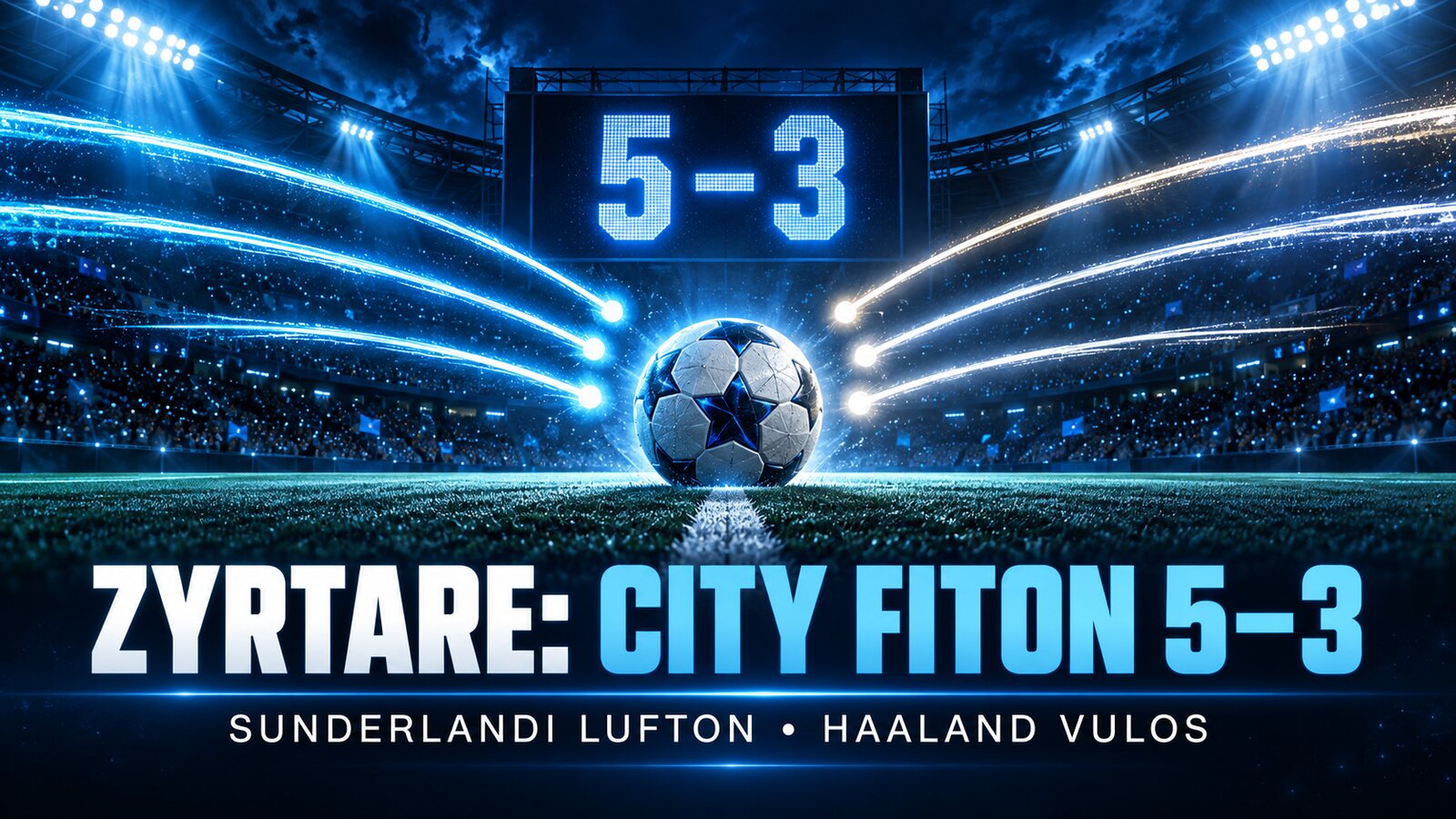 OFFICIAL: CITY WIN AN EIGHT-GOAL THRILLER 5–3—Sunderland fight, Haaland seals it