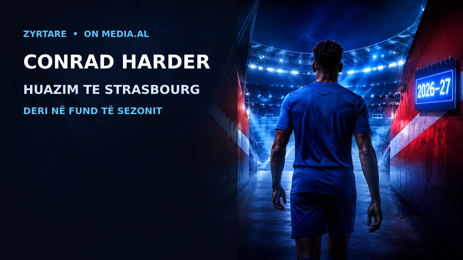 OFFICIAL: STRASBOURG SIGN CONRAD HARDER—loan through the end of the season