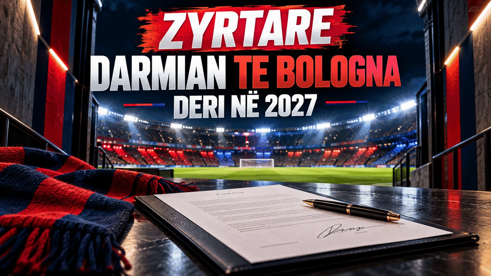 ZYRTARE: DARMIAN FIRMOS ME BOLOGNAN—kontrata deri në qershor 2027