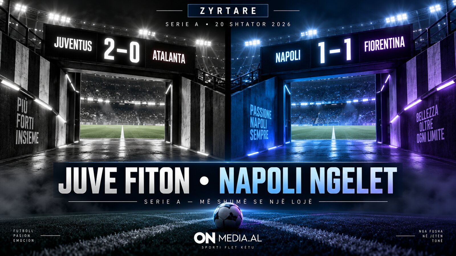 OFFICIAL: JUVENTUS BEAT ATALANTA 2–0—Napoli drop points against Fiorentina