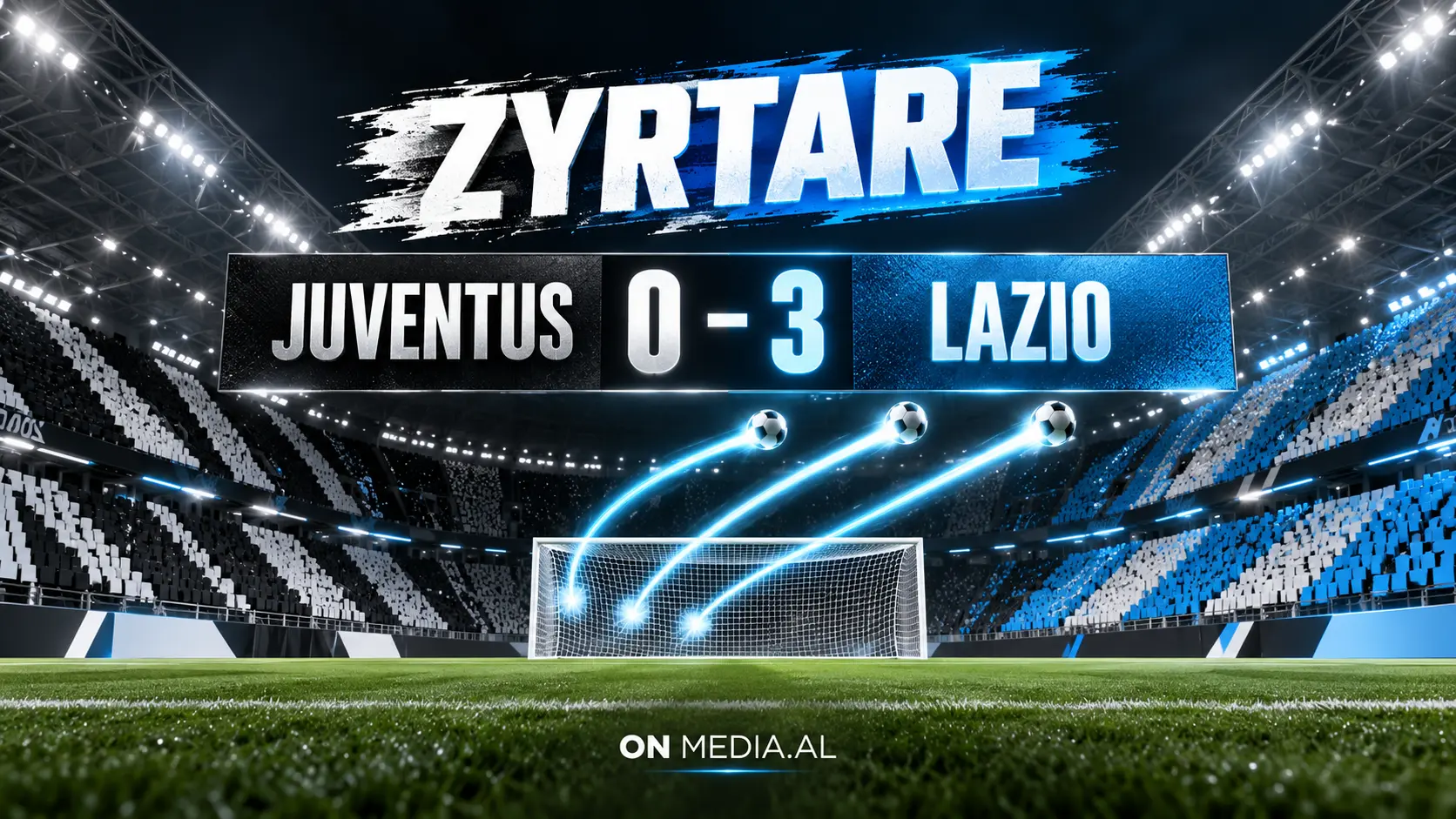 OFFICIAL: LAZIO STUN JUVENTUS 3–0—Milan survive 3–2, Como sink Fiorentina
