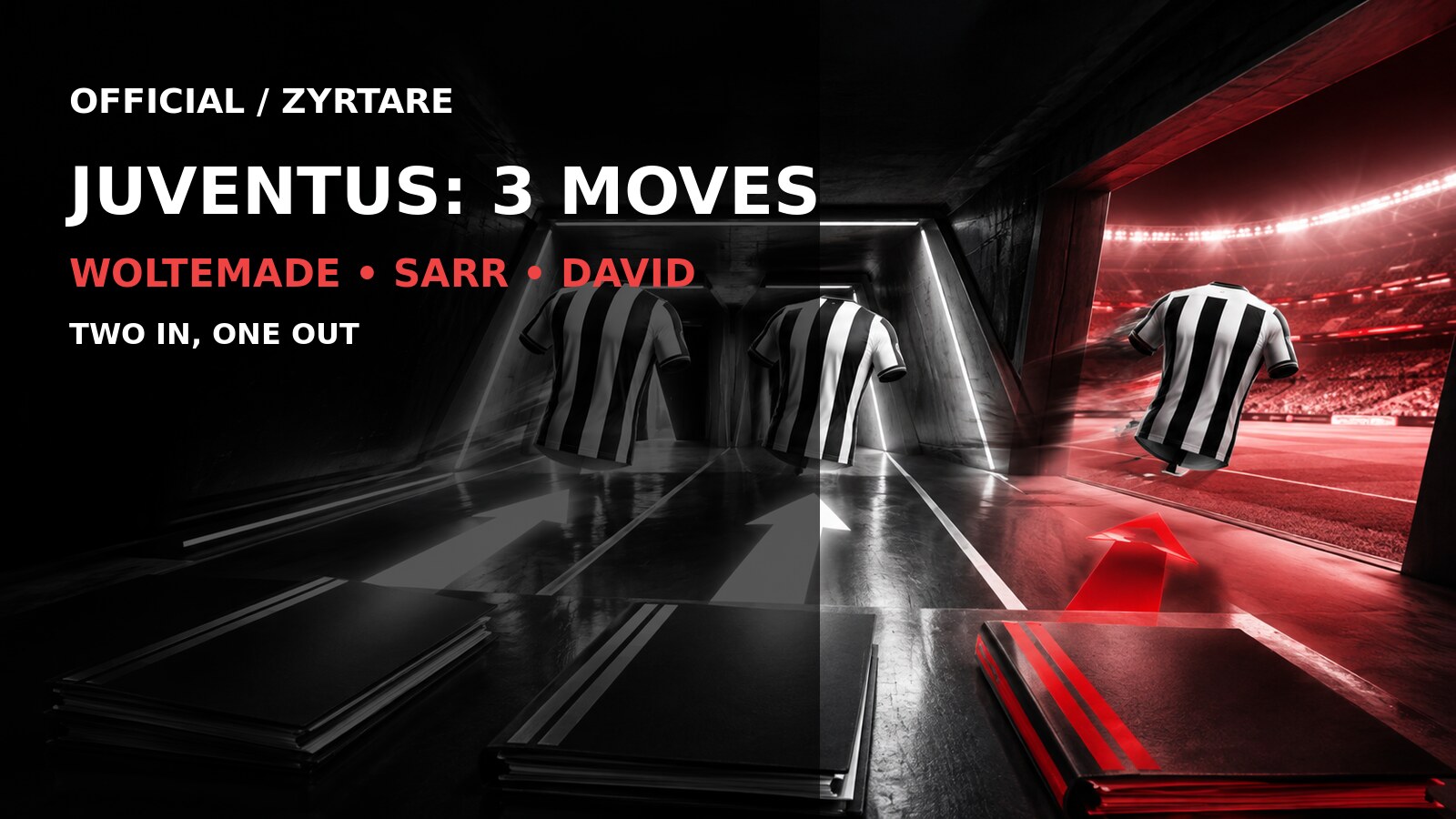OFFICIAL: JUVENTUS COMPLETE THREE MOVES—Woltemade and Sarr in, David joins Atlético