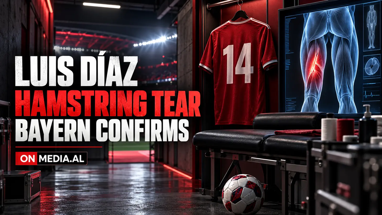 OFFICIAL: BAYERN BLOW—Luis Díaz suffers minor hamstring tear