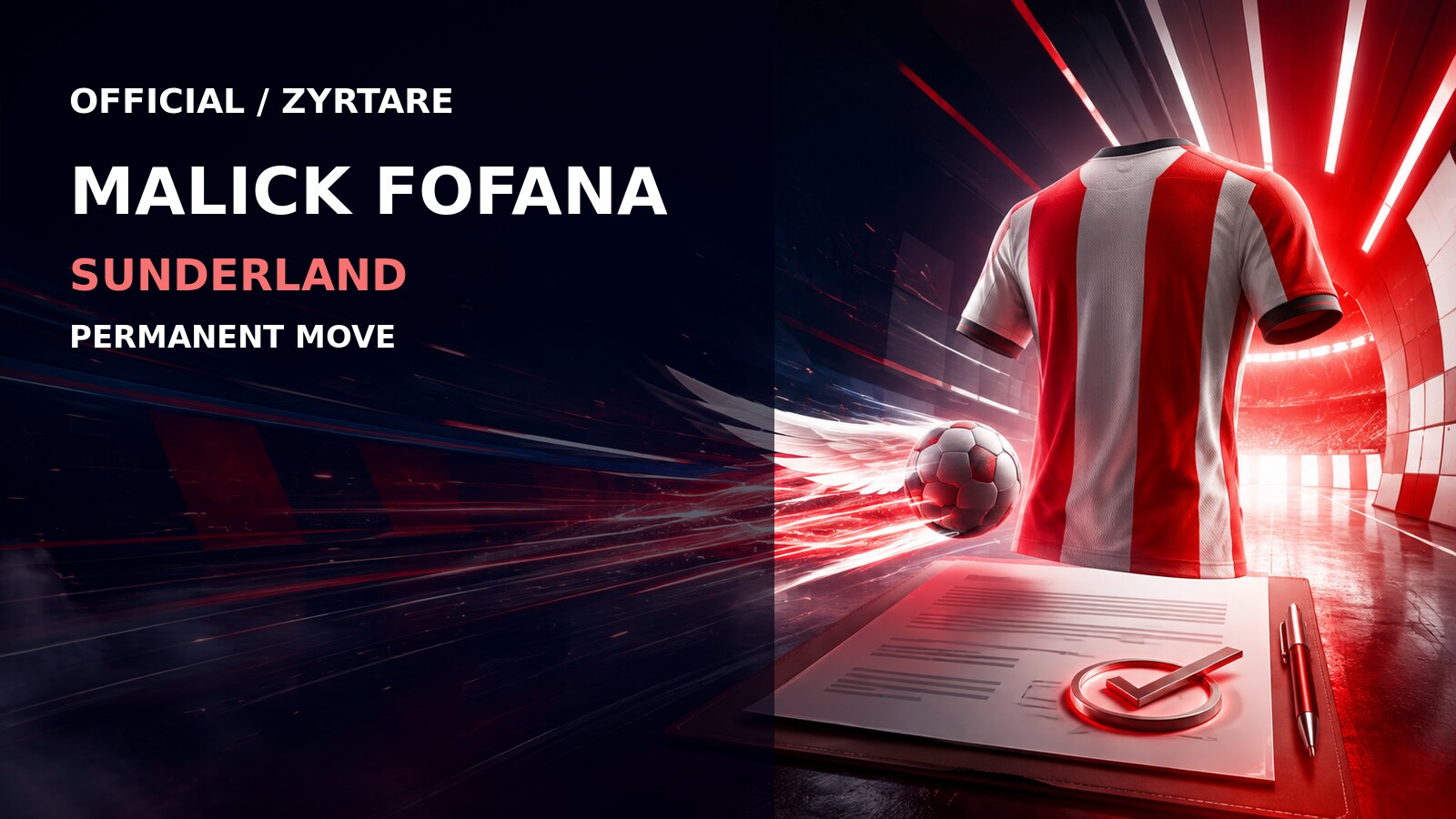OFFICIAL: SUNDERLAND SIGN MALICK FOFANA—permanent move from Lyon