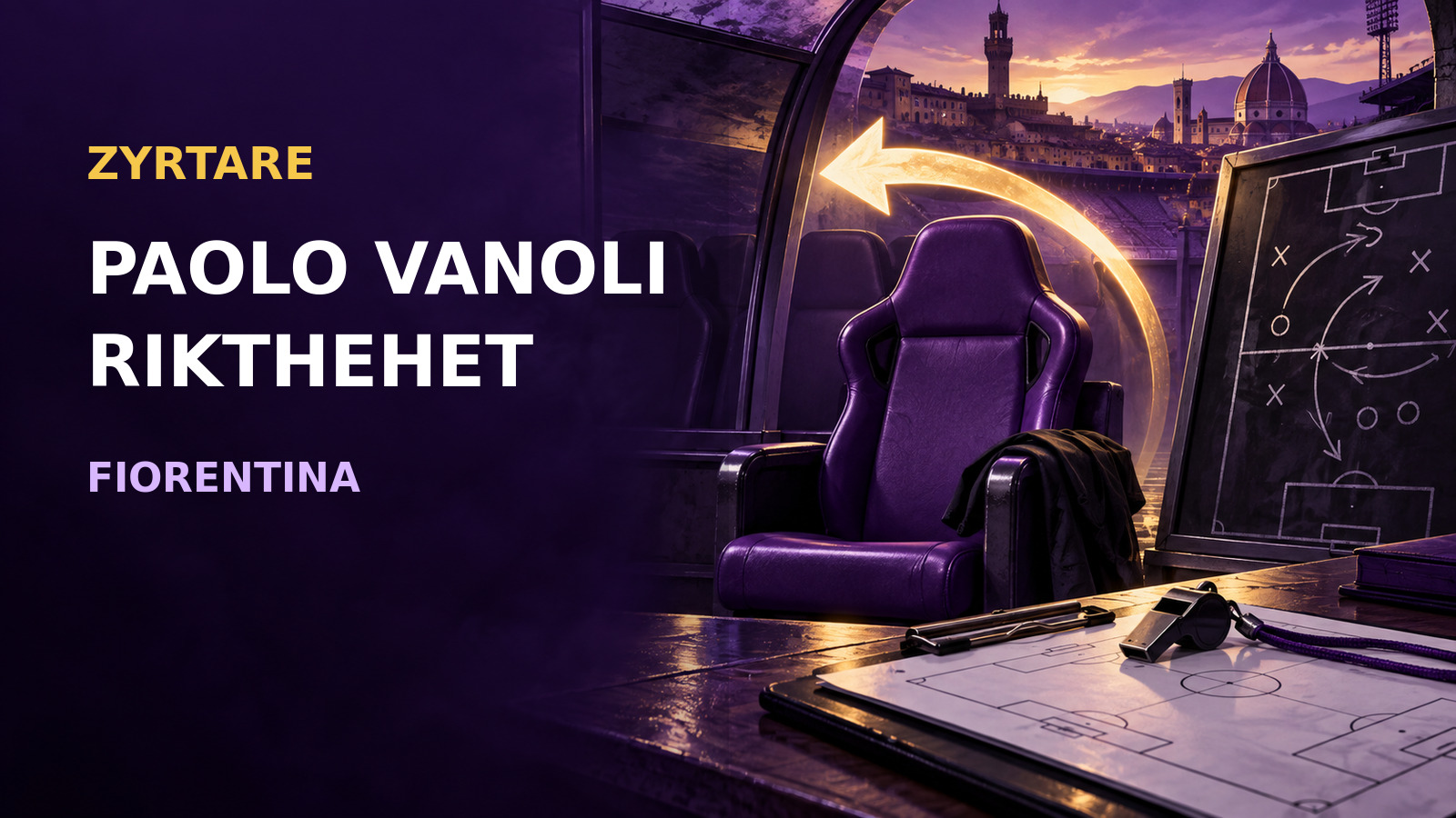 OFFICIAL: PAOLO VANOLI RETURNS TO FIORENTINA—the bench changes after only three games