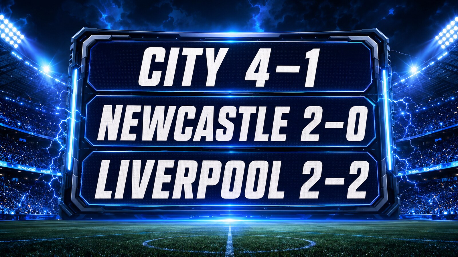 OFFICIAL: CITY HIT FOUR, NEWCASTLE SINK SPURS—Liverpool rescue a point
