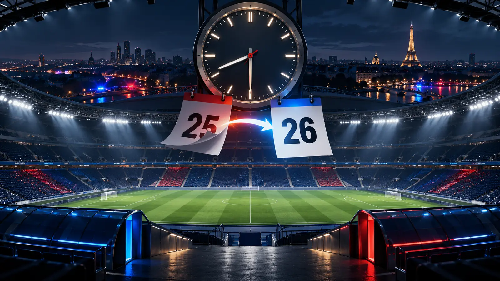 OFFICIAL: PSG–Lyon changes date—the blockbuster moves to Monday at a new time