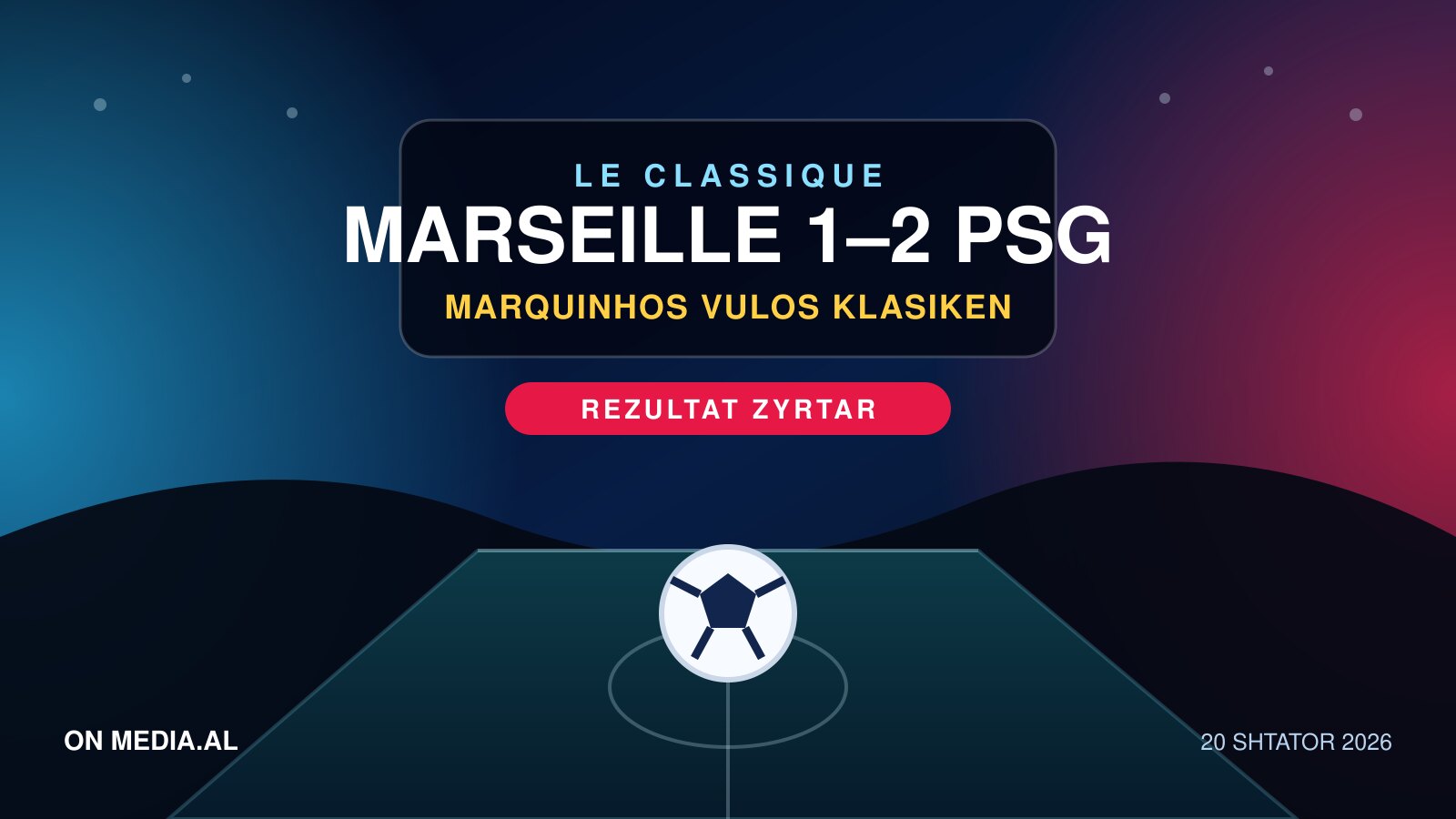 OFFICIAL: PSG WIN LE CLASSIQUE 2–1—Marquinhos deepens Marseille crisis