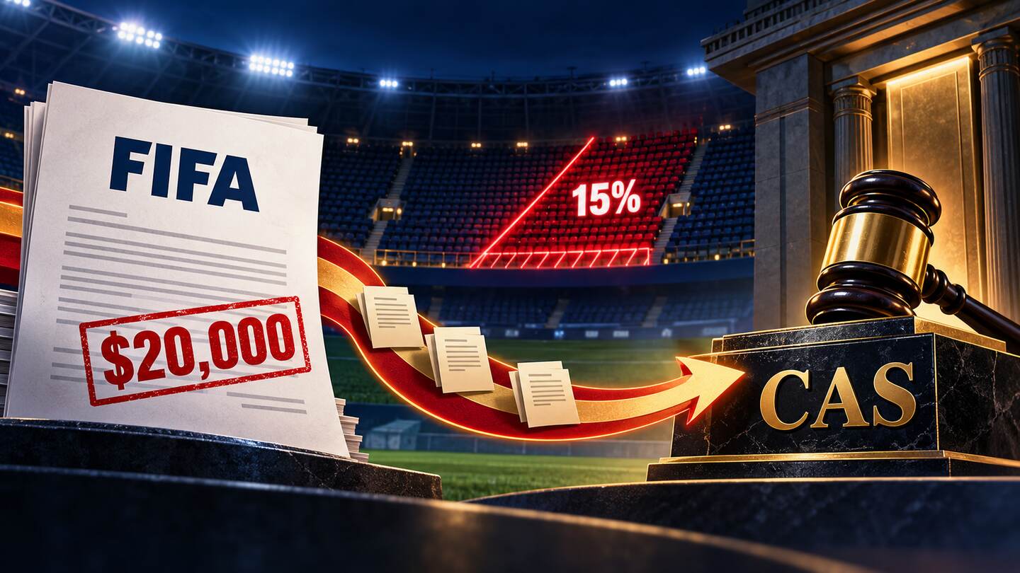OFFICIAL: SPAIN GO TO CAS—FIFA upholds $20,000 fine and 15% stadium restriction