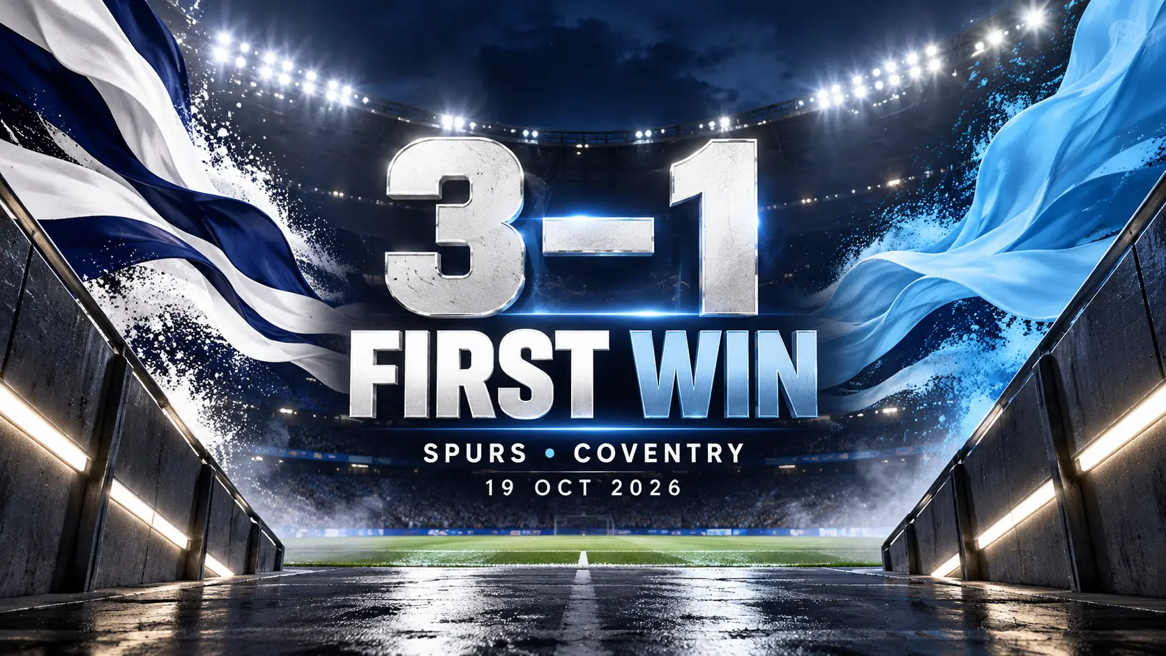 OFFICIAL: TOTTENHAM BREAK THE WAIT—3–1 over Coventry, first win in 148 days