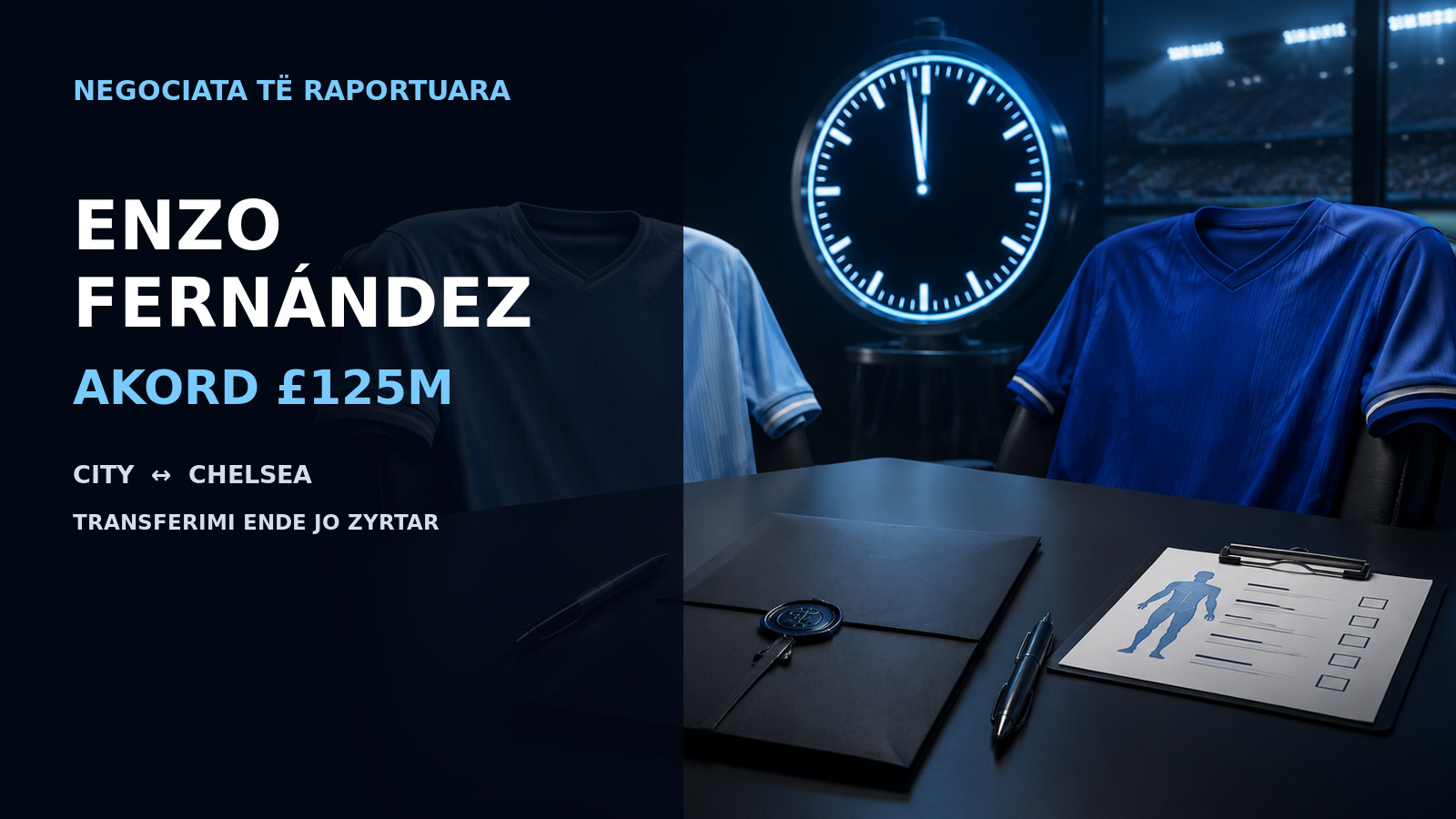 REPORTED TALKS: CITY AND CHELSEA REACH ENZO FERNÁNDEZ AGREEMENT—£125m in play