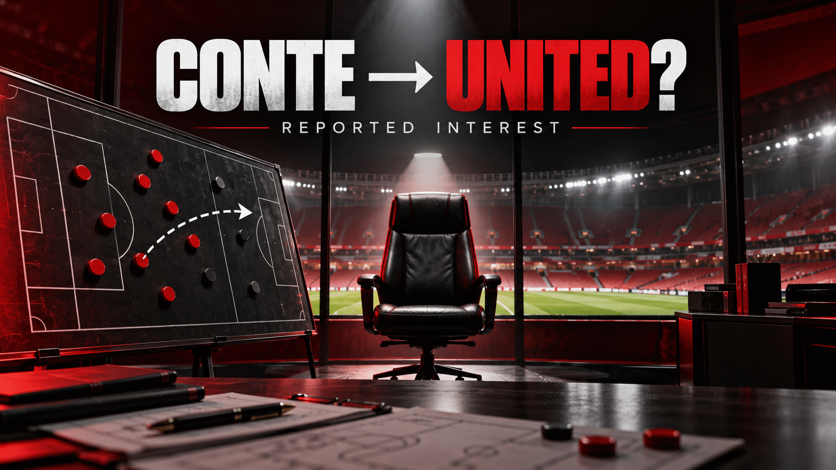 REPORTED INTEREST: Antonio Conte opens the door to Manchester United