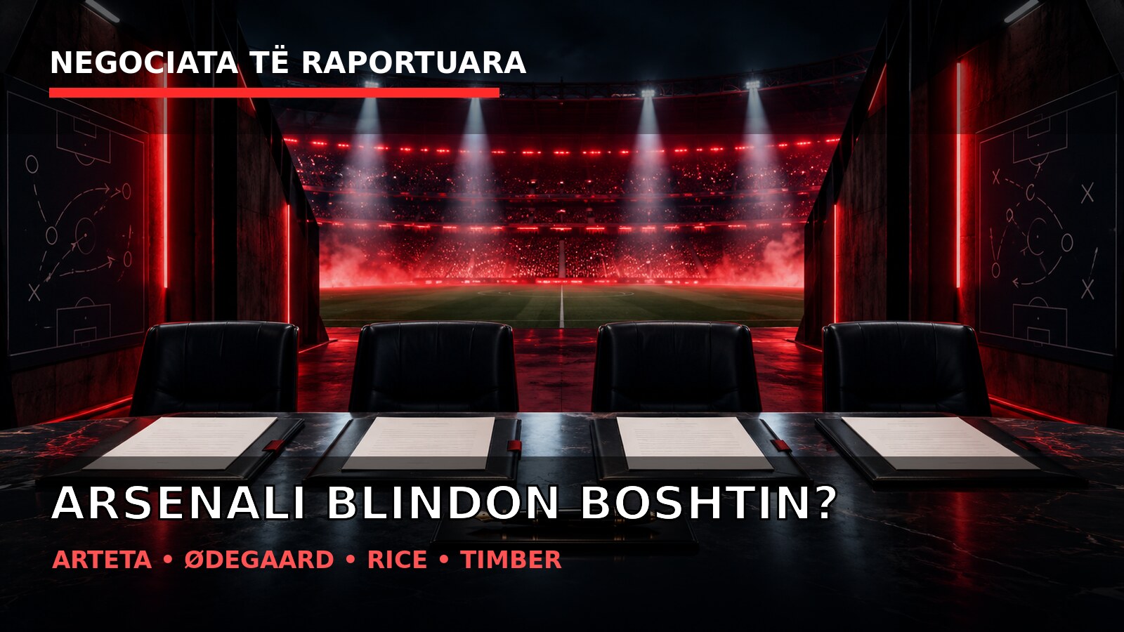 REPORTED TALKS: ARSENAL MOVE TO SECURE THEIR CORE—Arteta, Ødegaard, Rice and Timber in new-deal talks