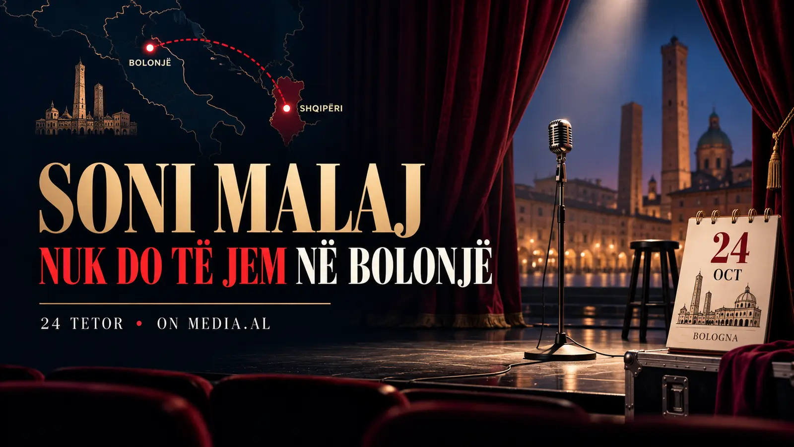 Soni Malaj pulls out of Bologna concert—the reason remains broadly stated