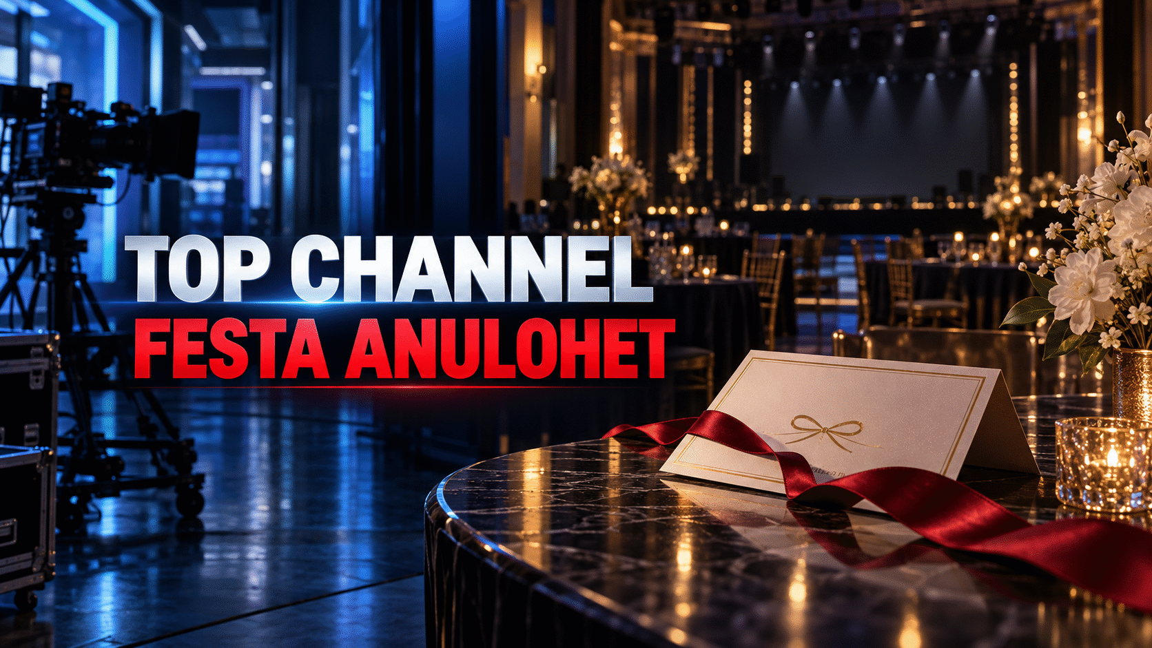 TOP CHANNEL CANCELS 25TH-ANNIVERSARY EVENT—Lori Hoxha puts responsibility before celebration