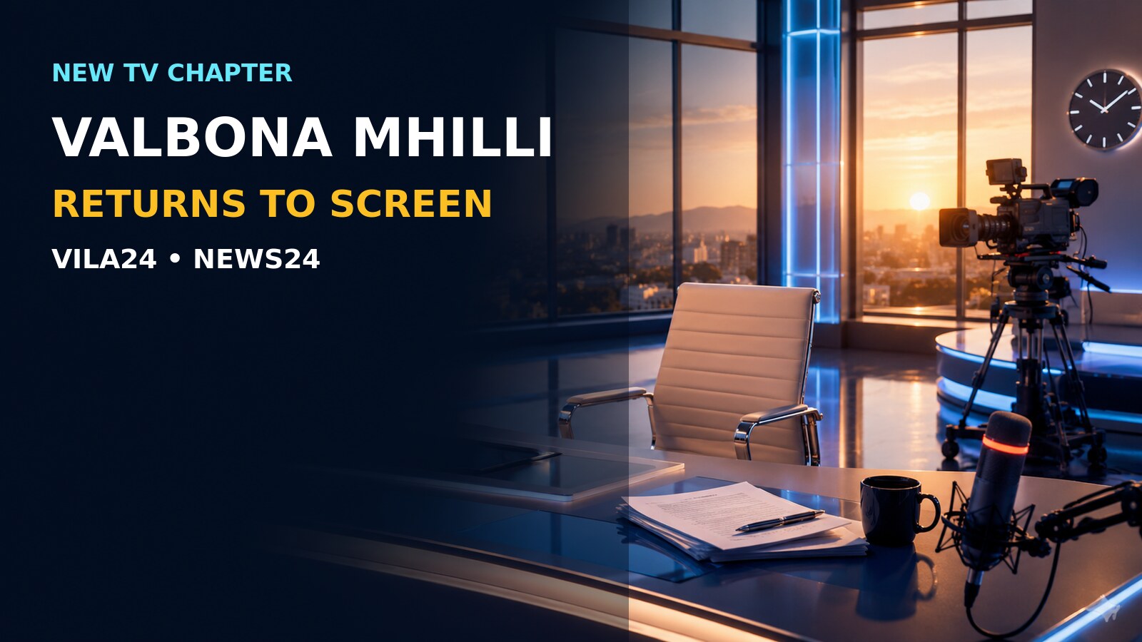 VALBONA MHILLI RETURNS TO TV—“Vila24” opens her new chapter