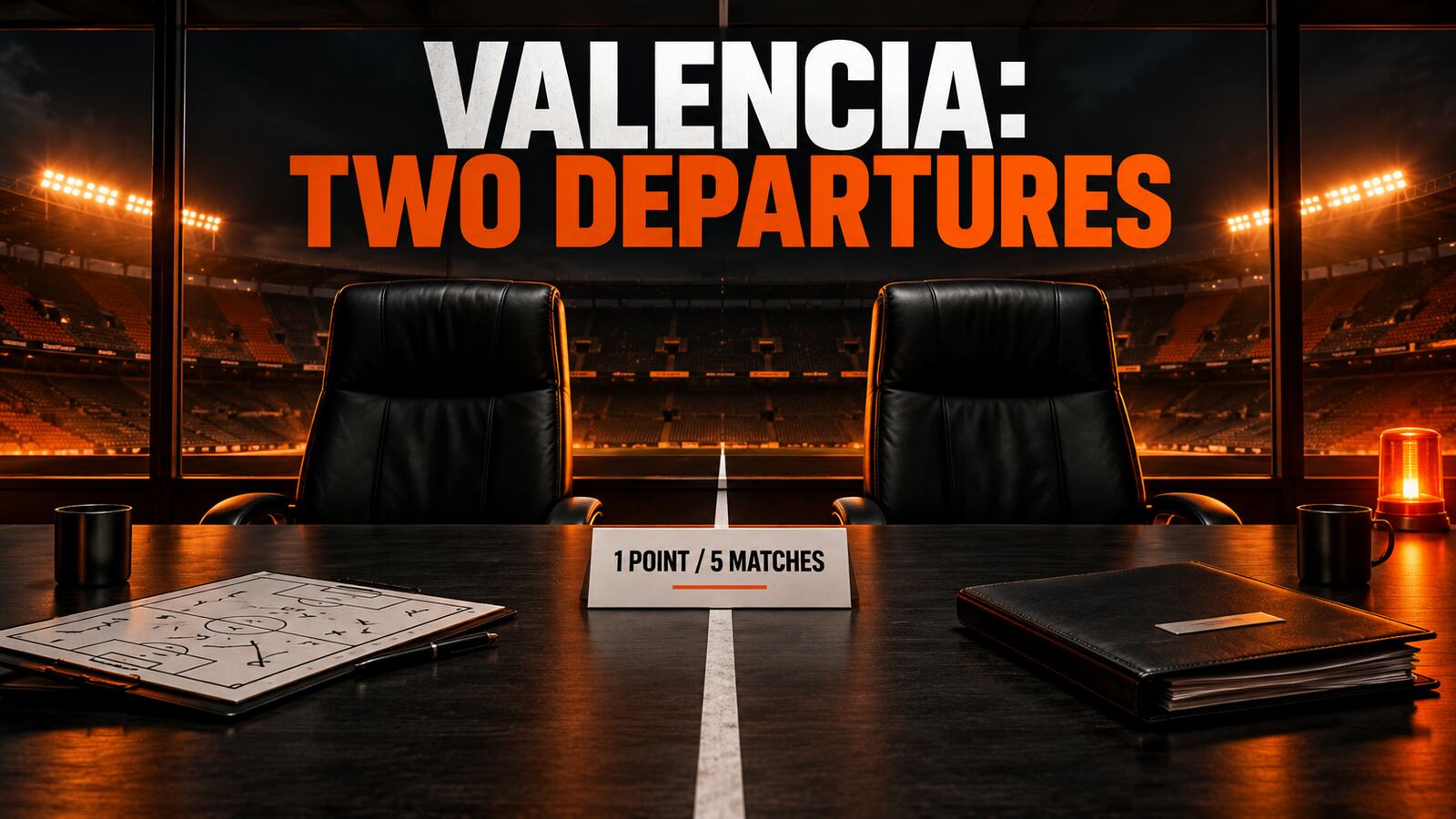 OFFICIAL: VALENCIA SACK CORBERÁN AND GOURLAY—club launches reset after five games
